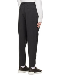 dunkelgraue Wollchinohose von Zegna