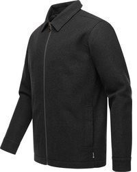 dunkelgraue Wollshirtjacke von Ragwear