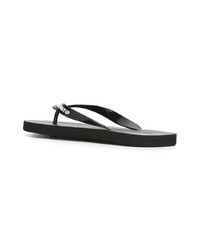 dunkelgraue Zehensandalen von Plein Sport