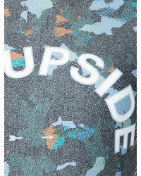 dunkelgrauer bedruckter Badeanzug von The Upside