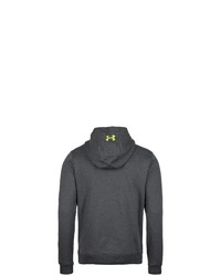 dunkelgrauer bedruckter Pullover mit einem Kapuze von Under Armour