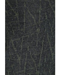 dunkelgrauer bedruckter Pullover mit einem Rundhalsausschnitt von Lufian