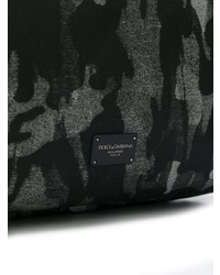 dunkelgrauer Camouflage Rucksack von Dolce & Gabbana