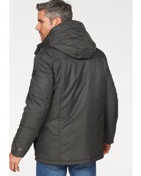 dunkelgrauer Daunenmantel von S4 JACKETS