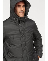 dunkelgrauer Daunenmantel von S4 JACKETS