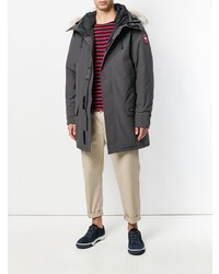 dunkelgrauer Daunenmantel von Canada Goose