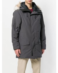 dunkelgrauer Daunenmantel von Canada Goose