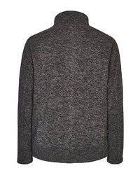dunkelgrauer Fleece-Pullover mit einem Reißverschluß von Killtec