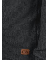 dunkelgrauer Henley-Pullover von Redefined Rebel