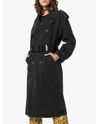 dunkelgrauer Jeans Trenchcoat von Hyein Seo