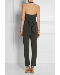 dunkelgrauer Jumpsuit von Halston