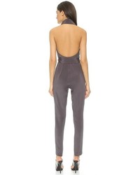 dunkelgrauer Jumpsuit