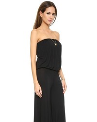 dunkelgrauer Jumpsuit von Young Fabulous & Broke