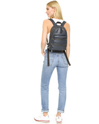 dunkelgrauer Leder Rucksack von Marc Jacobs