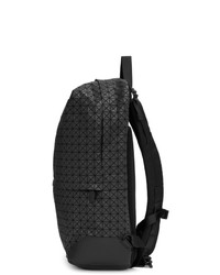 dunkelgrauer Leder Rucksack von Bao Bao Issey Miyake