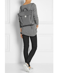 dunkelgrauer Leder Rucksack von 3.1 Phillip Lim