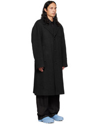 dunkelgrauer Mantel von Wooyoungmi
