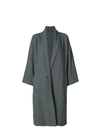 dunkelgrauer Mantel von Issey Miyake Vintage