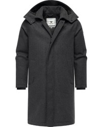 dunkelgrauer Mantel von Ragwear