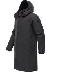 dunkelgrauer Mantel von Ragwear