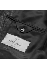dunkelgrauer Mantel von Canali