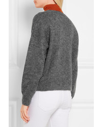 dunkelgrauer Mohair Pullover von Etoile Isabel Marant