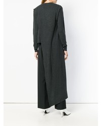dunkelgrauer Oversize Pullover von Lemaire