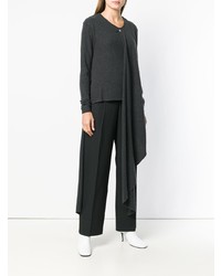 dunkelgrauer Oversize Pullover von Lemaire