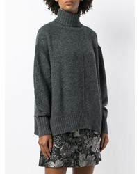 dunkelgrauer Oversize Pullover von Isabel Marant