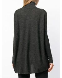 dunkelgrauer Oversize Pullover von Gentry Portofino