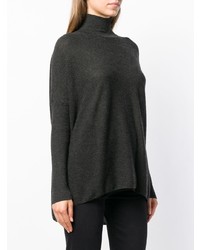 dunkelgrauer Oversize Pullover von Gentry Portofino