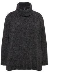 dunkelgrauer Oversize Pullover von Ulla Popken