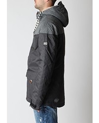 dunkelgrauer Parka von alife & kickin