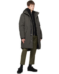 dunkelgrauer Parka von rag & bone