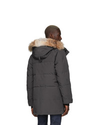 dunkelgrauer Parka von Canada Goose