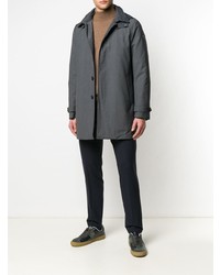 dunkelgrauer Parka von Manuel Ritz