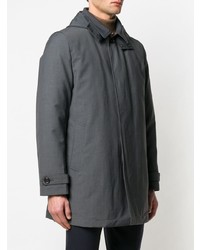 dunkelgrauer Parka von Manuel Ritz