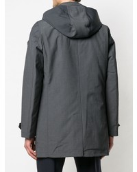 dunkelgrauer Parka von Manuel Ritz