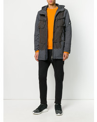 dunkelgrauer Parka von Stone Island Shadow Project