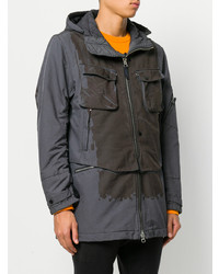 dunkelgrauer Parka von Stone Island Shadow Project