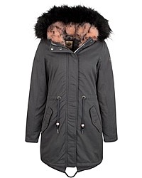 dunkelgrauer Parka von myMo