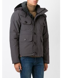 dunkelgrauer Parka von Canada Goose