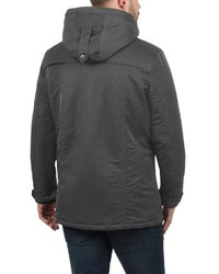 dunkelgrauer Parka von Solid