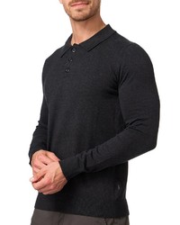 dunkelgrauer Polo Pullover von INDICODE