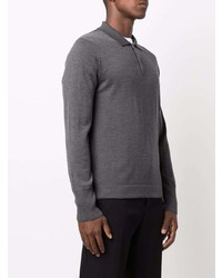 dunkelgrauer Polo Pullover von Officine Generale