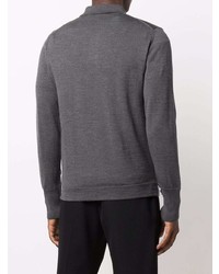 dunkelgrauer Polo Pullover von Officine Generale