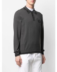 dunkelgrauer Polo Pullover von Billionaire