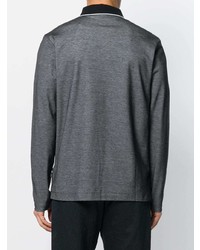 dunkelgrauer Polo Pullover von BOSS HUGO BOSS