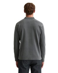 dunkelgrauer Polo Pullover von Marc O'Polo