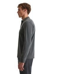 dunkelgrauer Polo Pullover von Marc O'Polo